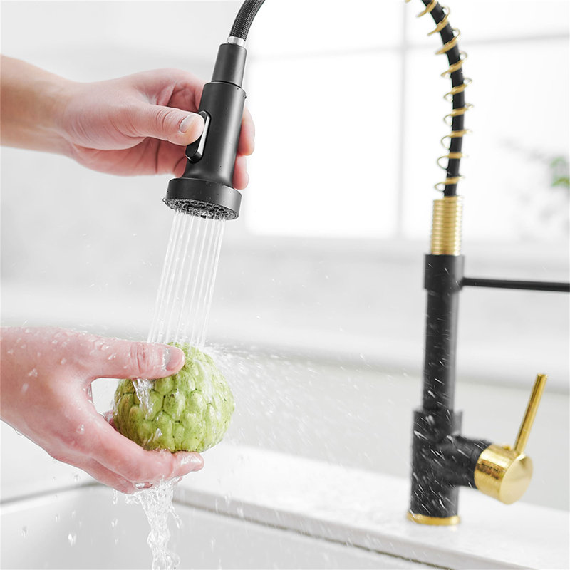 AWZTOO Pull Down Kitchen Faucet