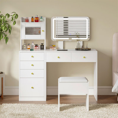 Adalie Dressing Table with Mirror