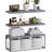 Cantura 3 Piece Metal Floating Shelf-2129138779