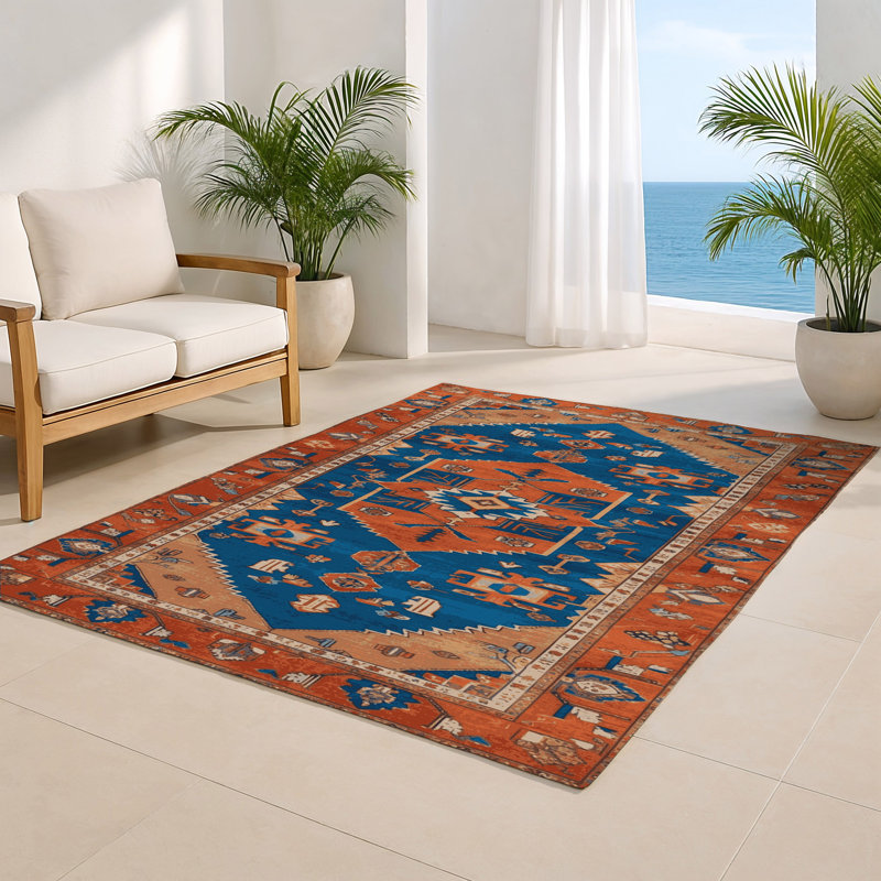 Tapis d'intérieur et d'extérieur Tabriz, Rectangle 4pi x 6 pi