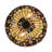 Rodgers 2 - Light Tiffany Peacock Plume Glass Pendant Light Height Adjustable
