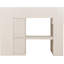 Hyman Single High Sleeper Bed with Desk, Storage & Hanging Rail