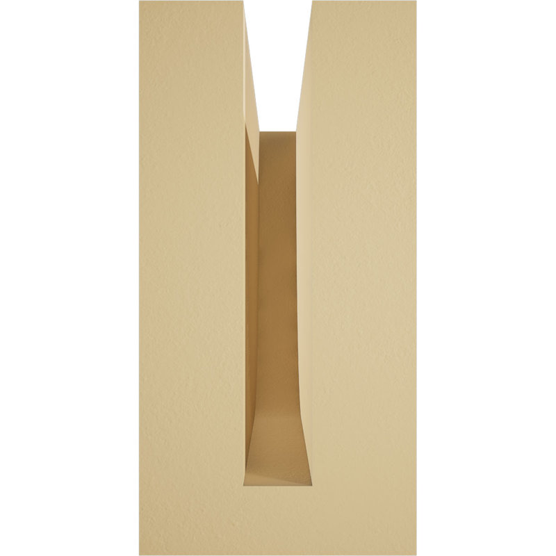 Durham Signature Urethane Rafter Tail, Primed Tan, 8" H x 16" W x 4" D