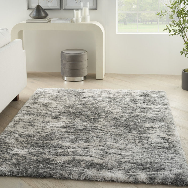 Tapis floral rouge 8 pi x 10 pi tissé à la machine