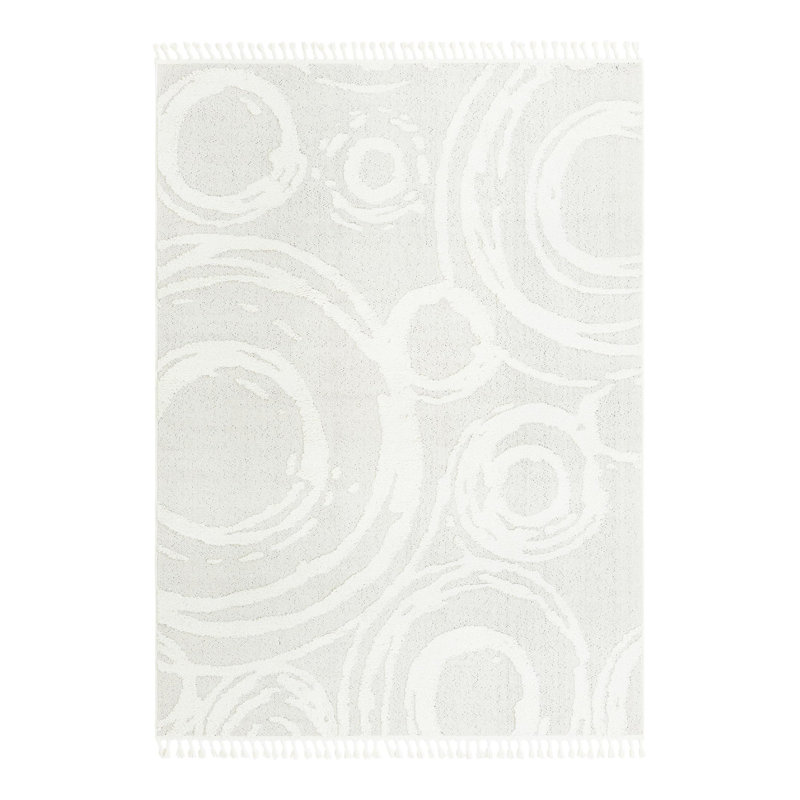 Dequantae Abstract Indoor Rug, Rectangle 7'10" x 10'