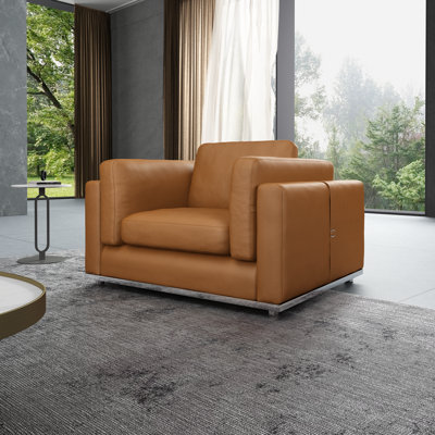Picasso Leather Club Chair