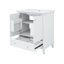 Meuble-lavabo 30 po avec lavabo et armoire de rangement multifonctionnelle avec portes et tiroir-950246523