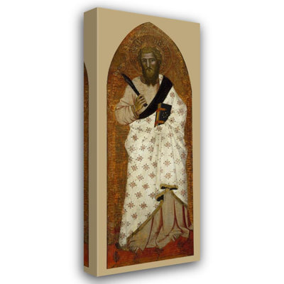 "Saint Bartholomew" by  Andrea Di Bonaiuto - Gallery Wrap Canvas Wall Art