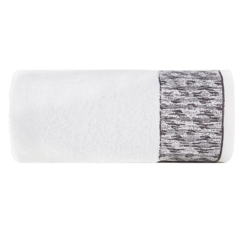 Copland Midweight Jacquard Bath Towel, White