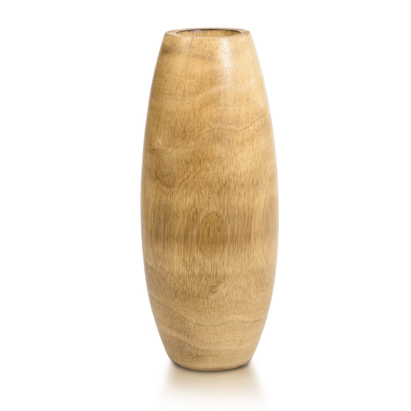 Wood Floor Vase