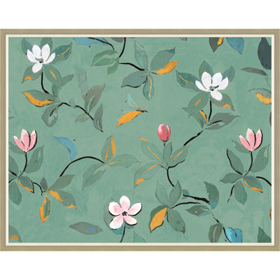 Green Magnolias Print by Paule Marrot