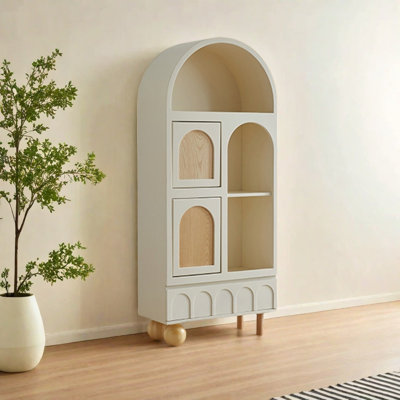 Bibliothèque de rangement style français de luxe
