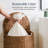  Half Moon Laundry Hamper W/ Lid, Half Round Laundry Basket, W/ Removable Liner & Handles - Chestnut-1042870240