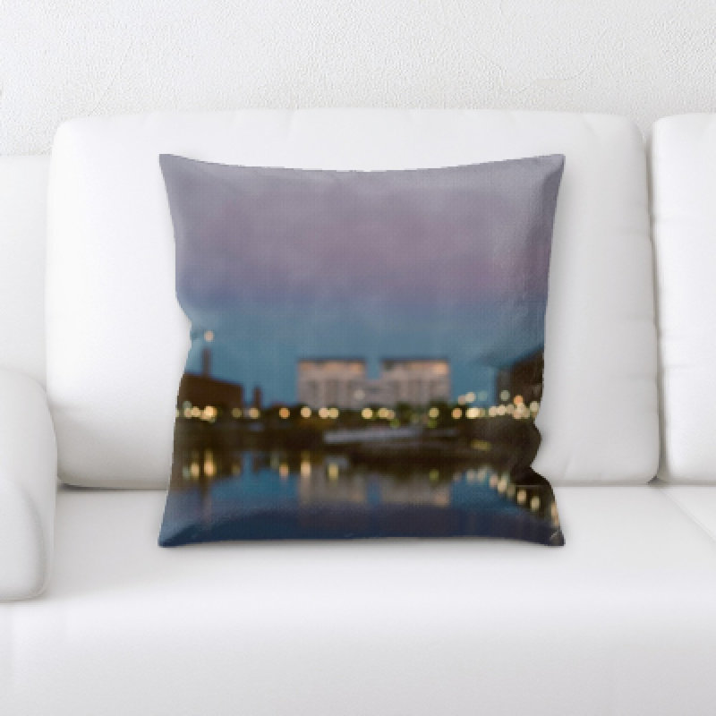 Microsuede Throw Pillow