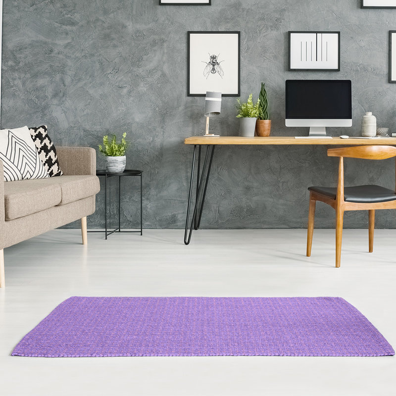 Tapis de zone mauve napperon, Rectangle 2 pi x 3 pi