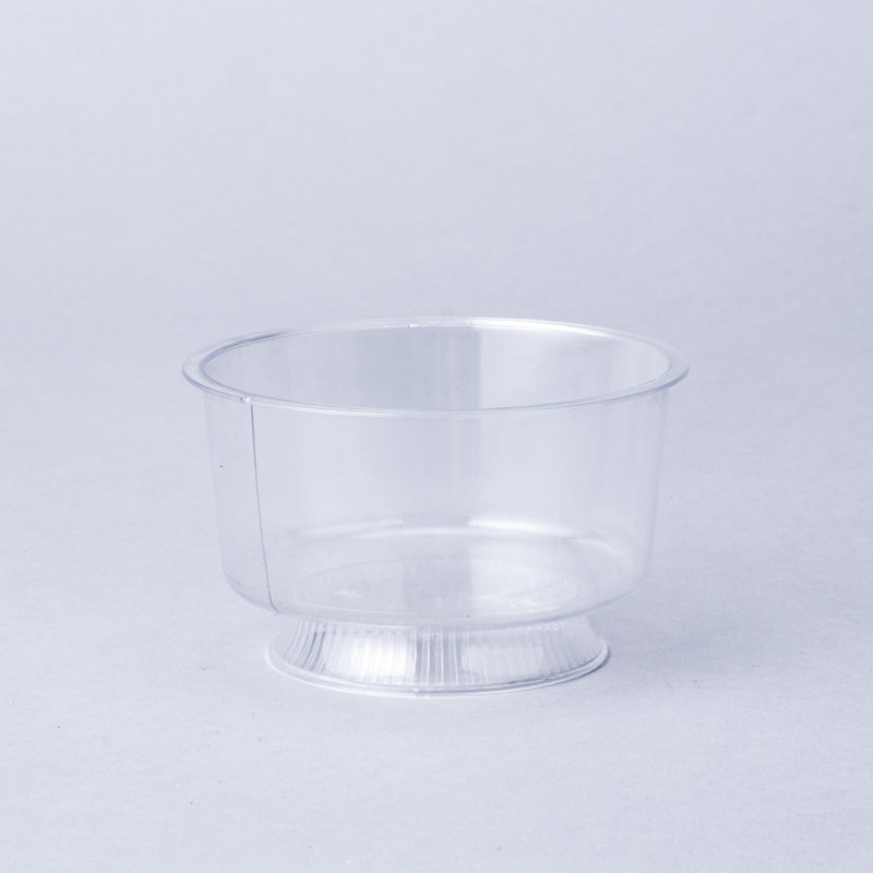 Tasses à dessert en plastique basique