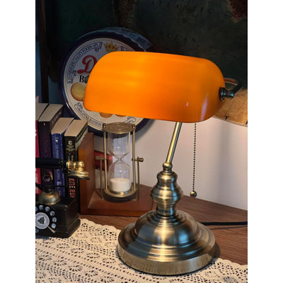 Metal Bankers Lamp