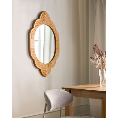 Solid Wood Novelty Floor Mirror