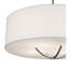 Lustre tambour 4 lumières à intensité variable Coryana