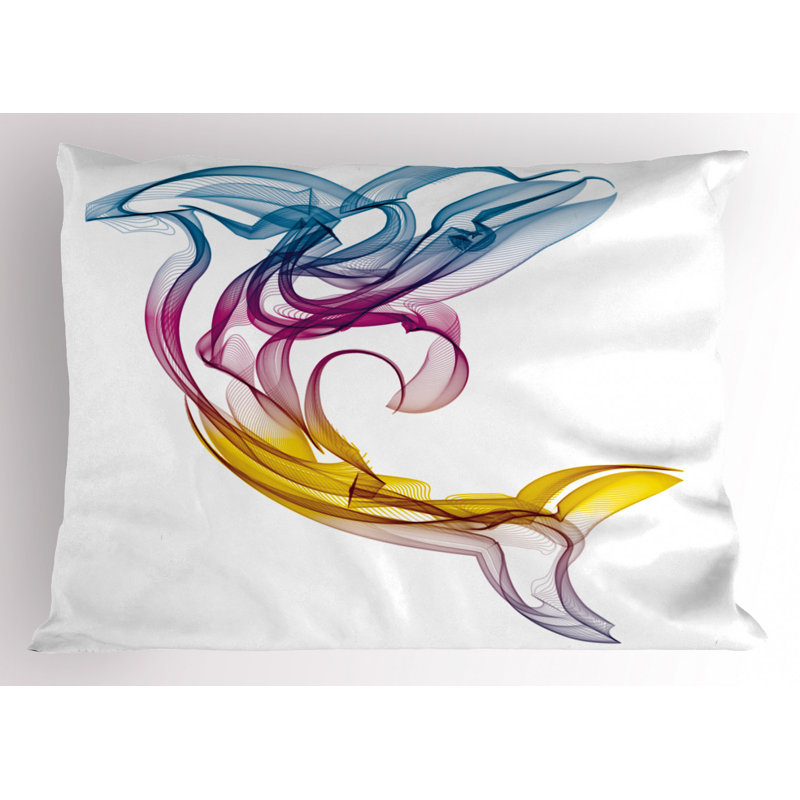 Dolphin Polyester Sham Set, Twin