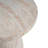 Outdoor/Indoor Travertine Lightweight Concrete Side Table-2071445621