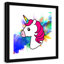Art sur toile licorne arc-en-ciel-47848634-47848639