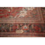 Tapis rouge en laine 8 x 11