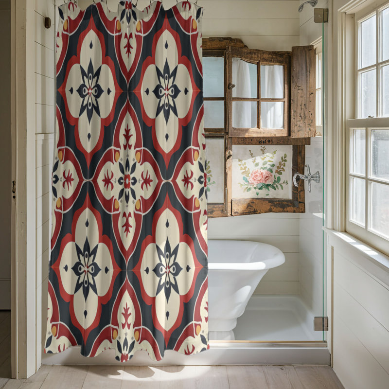 Boho Designs - Premium Shower Curtain, H 74 po x l 71 po