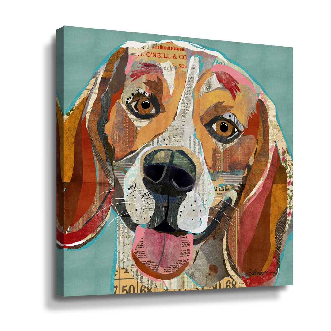 " Beagle " Painting Print Winston Porter 