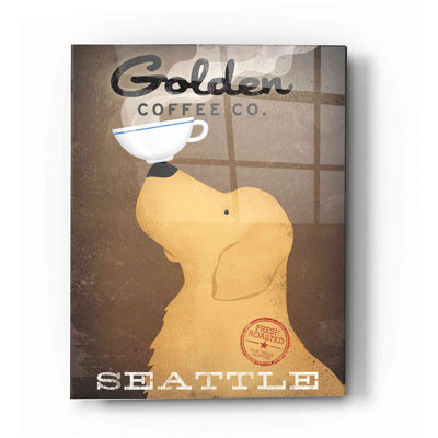 «Golden Coffee Co» par Ryan Fowler - impression non encadrée