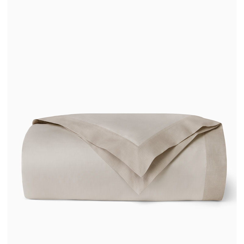 Carlotta Duvet Cover, Queen Duvet Cover, Taupe