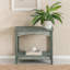 Console en bois avec rangement ouvert JFY