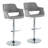 Arabelle Swivel Upholstered Adjustable Height Counter Stool with Metal Frame-99402231-99402232