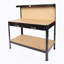 Banc de rangement à tablettes
