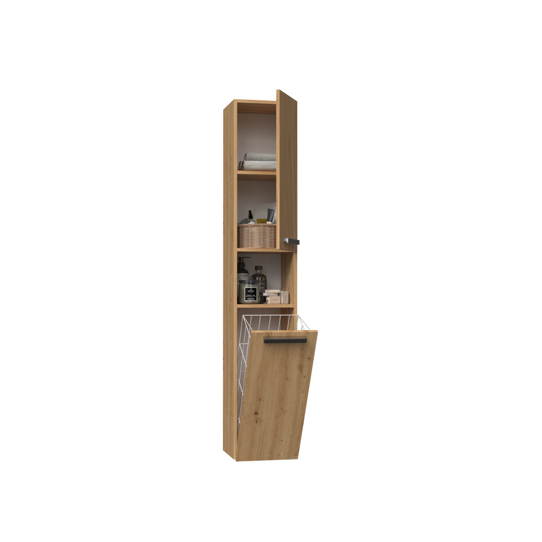 174 cm x 31 cm Badschrank Jagbir