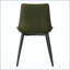 Ensemble de 4 chaises de salle à manger minimalistes modernes avec cuir synthétique et pieds en métal-133703974-133703975