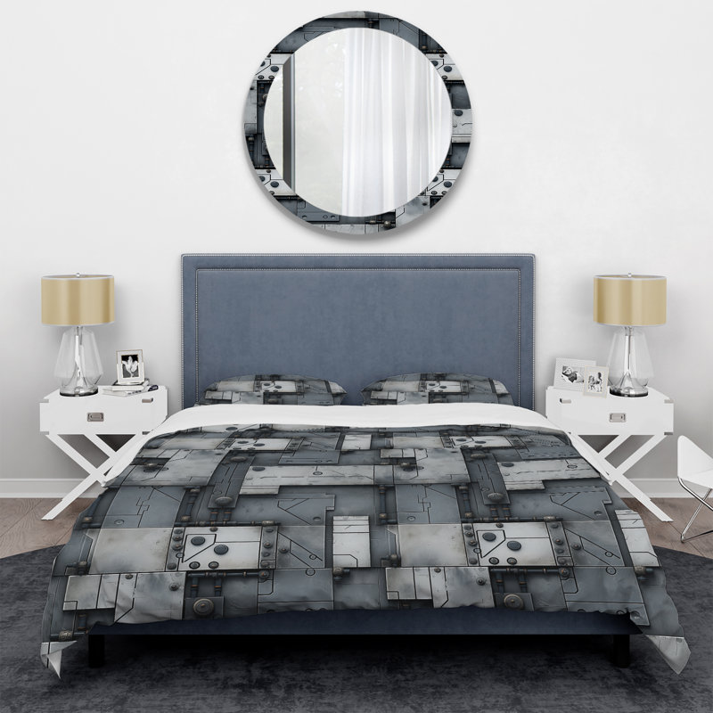 Ensemble de housse de couette Industrial, Housse de couette pour très grand lit et 2 très
