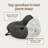Coop Home Goods AirJustable Travel Neck Pillow, Inflatable, Adjustable Support, Memory Foam Travel Pillow with Washable Cover