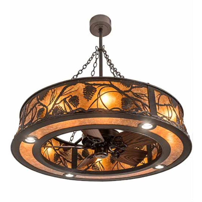 Whispering Pines Downrod Ceiling Fan