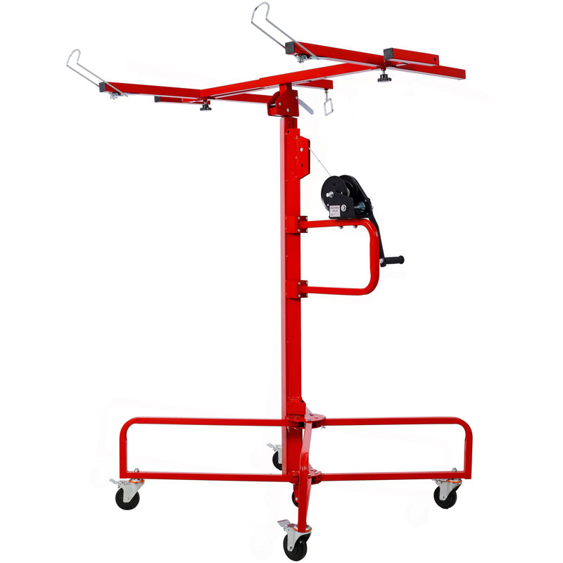 Outils de construction de levage de cloisons sèches, 150 lb Capacité, Max. Drap , Rouge