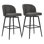 Tabouret de bar et de comptoir pivotant Brentley