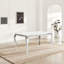 Bilche Rectangular White Marble Glass & Metal Table With Eubanks Velvet Knockerback Chairs-1516238403