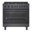 800 Series 36" 3.7 cu. ft. Freestanding Dual Fuel Range with True European Convection-823968166