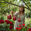 Ensemble de 3 cloches de pompier en rouge
