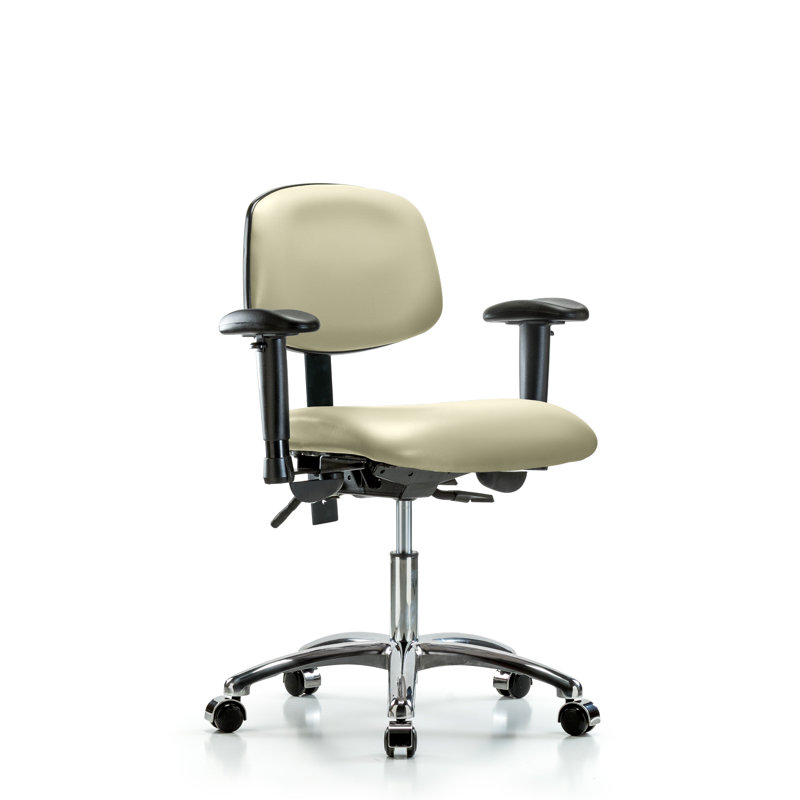 Chaise de tâches ergonomique Julian, Adobe, Roulettes, Inclus
