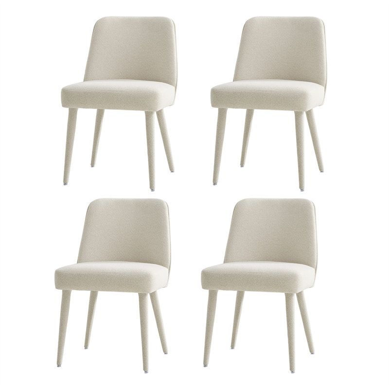 Ensemble de 4 chaises rembourrées Verity, Lin lin