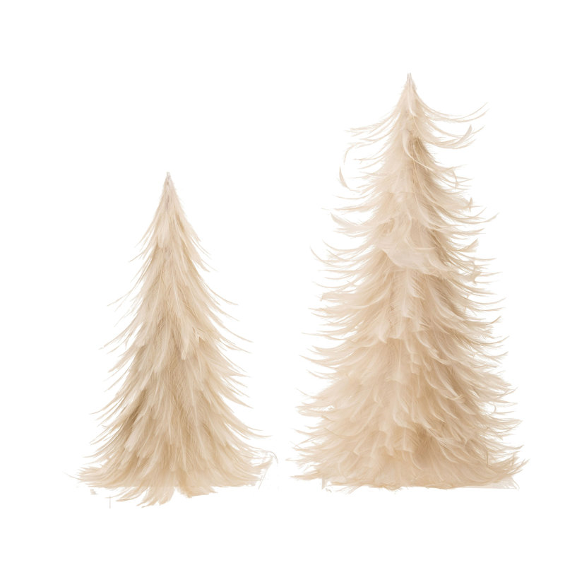Arbres de plumes ronds décoratifs