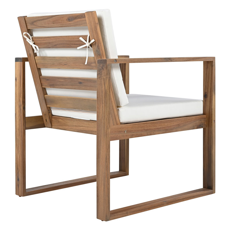 Patio Table And Chairs Set, Light Teak