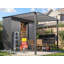 Metal Lean-To Shed & Pergola Combo