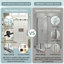 Porte de douche coulissante simple sans cadre de 46 à 48 po x H 76 po, verre trempé épais de 8 mm avec mécanisme de fermeture en douceur-129387840